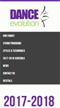 Mobile Screenshot of danceevolution.ca